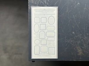 剪贴簿装饰品 蓝色 画框 LETTERPRESS