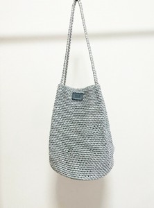 再入荷★【Swaraj】手編みのメタリックマクラメショルダーBAG