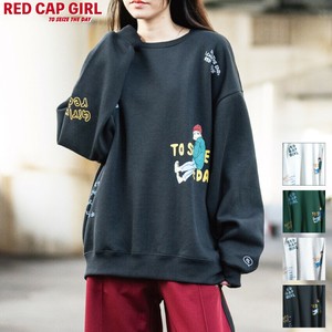 RED CAP GIRL Sweatshirt Crew Neck