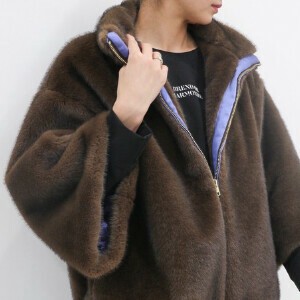 Blouson Jacket Faux Fur Jacket