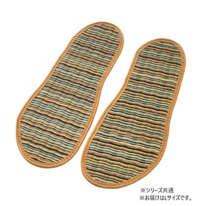 い草インソール 男性用 Lサイズ BR ガルーダ柄 不織布タイプ 21-115g04