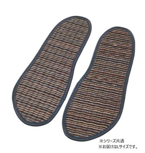 い草インソール 男性用 Lサイズ BL ガルーダ柄 不織布タイプ 21-115g03