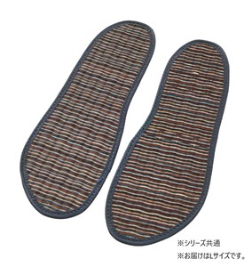 い草インソール 女性用 Lサイズ BL ガルーダ柄 不織布タイプ 21-114g05