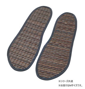 い草インソール 男女共通 Mサイズ BL ガルーダ柄 サンダルタイプ 21-116g1