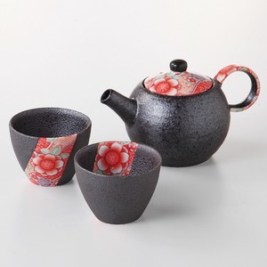 【お取り寄せ商品】京友禅 ミニポット茶器 【美濃焼】 急須/湯呑/カップ