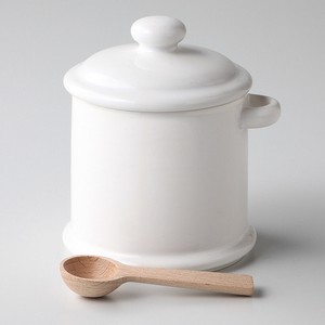 【お取り寄せ商品】キャニスターS（WH） 【美濃焼】