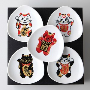 【お取り寄せ商品】福楽 三角皿揃 【美濃焼】