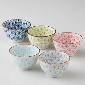 Mino ware Japanese Teacup Hemp Leaves