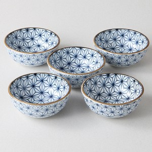 Mino ware Donburi Bowl Hemp Leaves