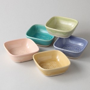 Seto ware Side Dish Bowl Small Hemp Leaves Assortment