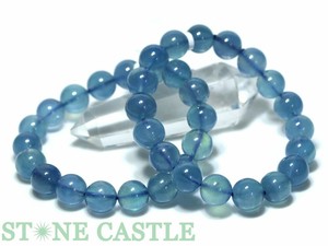 ☆高品質☆【ブレスレット】ディープアクアマリン (3A) (約11〜11.5mm) 【天然石 パワーストーン】