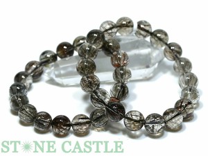 ☆高品質☆【ブレスレット】ブラックタイチンルチル (2A) (約13〜13.5mm) 【天然石 パワーストーン】