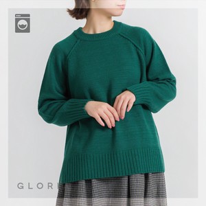 Sweater/Knitwear Side Slit Knitted Tops Ladies'