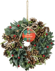 【2024新作】完成品　クリスマスリース　25cm