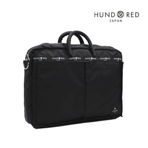【雑誌掲載】ナイロン素材ダブルポケットブリーフバッグ　HUND RED NASTRO SERIES