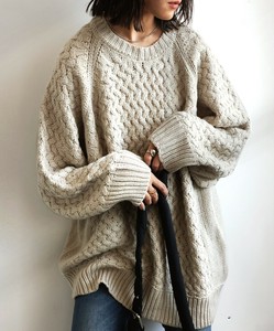 [antiqua] Sweater/Knitwear Ladies fashion Bulky Knit