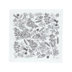 Dishcloth Matsuo Miyuki Forest Kayafukin Black