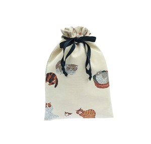 Bag Matsuo Miyuki Drawstring bag Cats IV