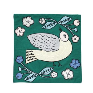 Cushion Cover Matsuo Miyuki Embroidery Cushion cover Bird01