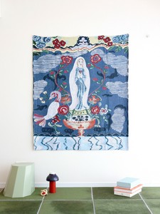 Fabric Nathalie Lete Soft Tapestry rug Maria