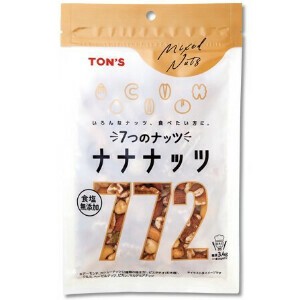 東洋ナッツ【食塩無添加 ナナナッツ】トン