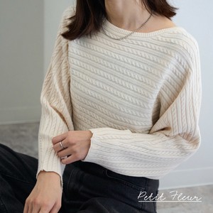 Sweater/Knitwear Dolman Sleeve Knit Pullover