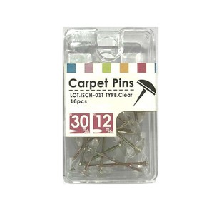Magnet/Pin L size Clear 16-pcs 30mm