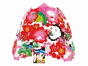 【日本製】和凧迎春　2段センター【店舗装飾】