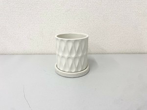 【ﾎﾟｯﾄ】ﾗﾙﾑﾎﾟｯﾄSW（受皿付）【ﾎﾜｲﾄ】