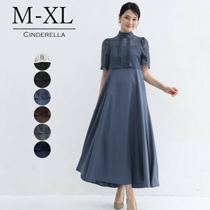 【M-XL】ロングドレス