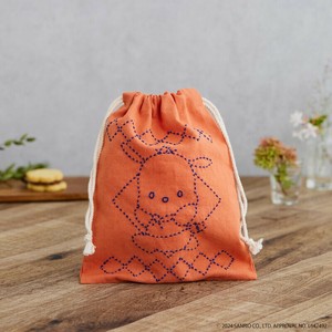 サンリオキャラクターズ　刺し子小ものキット（巾着　ポチャッコ）【手作りキット】