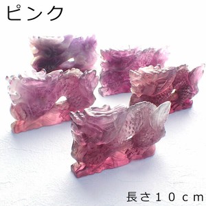 Gemstone Charm against Bad Luck Dragon 10cm