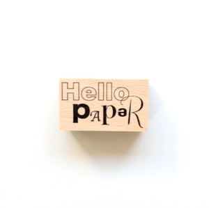 スタンプ Hello paper
