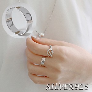 Silver-Based Plain Ring One size fits all Rings Unisex