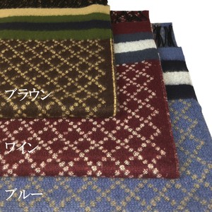 カシミヤタッチ メンズマフラー 厚手＆幅広