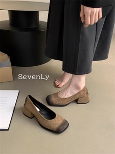 人気！残りわずか オールシーズン  パンプス ローヒール「2024新作」