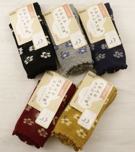 短袜 2024年 新商品 抱枕 花卉图案 绒布