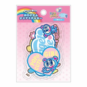 Stickers Pink Clear