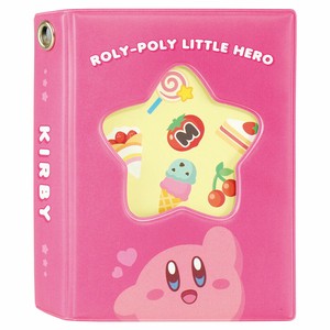 名片/卡片收纳册 粉色 Kirby's Dream Land星之卡比