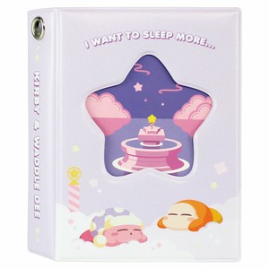 名片/卡片收纳册 紫色 Kirby's Dream Land星之卡比