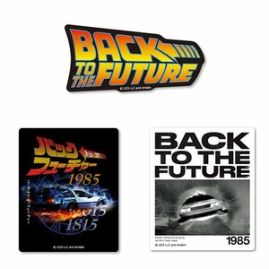 バックトゥザフューチャー ダイカットステッカー ロゴ