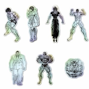 刃牙 キャラクターステッカー ホログラムミニ