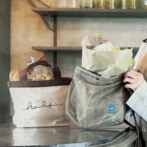【定番・人気】KAKSI kasanelu メッシュ2wayトートバッグ エコバッグ ショルダーバッグ メッシュ生地