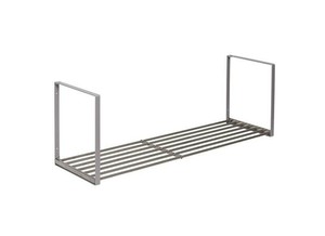 TAKUBO　タクボ　水切棚シリーズ　ネジ止めタイプ　伸縮 パイプ棚　1段　幅90〜120cm　TS1-120L