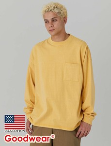 USAコットン製品染めSUPER BIGポケットロンT