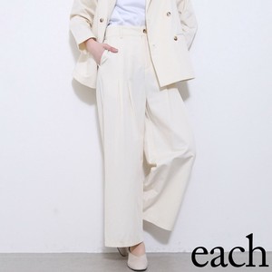 【each　新作入荷】タックコクーン美シルエットパンツ　セットアップ可能　2024AW