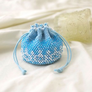 ビーズクロッシェの小物＆アクセサリーキット　きんちゃく【手作りキット】