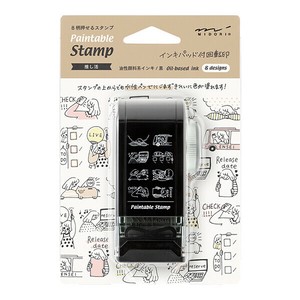 【DESIGNPHIL(デザインフィル)】ミドリ  スタンプ  回転印 ダイヤル  推し活柄  (35584006)