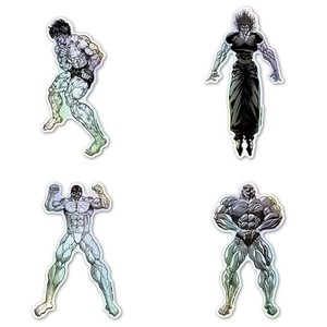 刃牙 キャラクターステッカー ホログラム