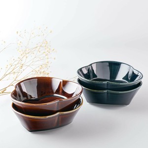 美浓烧 小钵碗 日式餐具 4个每组 13cm 日本制造